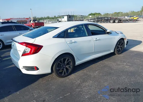 2021 Honda Civic Sport из США, поврежденный, VIN 2HGFC2F8XMH511888